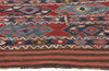 3 x 4 Antique-Worn Caucasian Shirvan Kilim Rug 78996