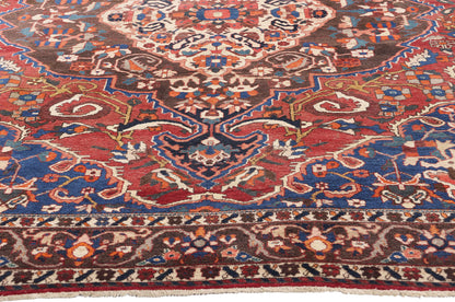 7 x 10 Antique Persian Bakhtiari Rug 79169