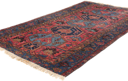 3 x 6 Antique Persian Malayer Rug 79171