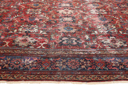12 x 16 Antique-Worn Persian Mahal Rug 78956