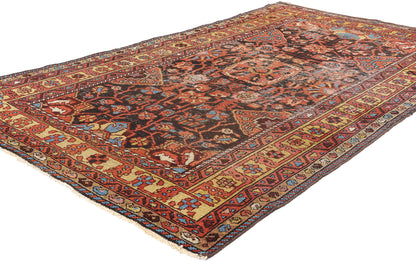 4 x 7 Antique Persian Hamadan Rug 79020