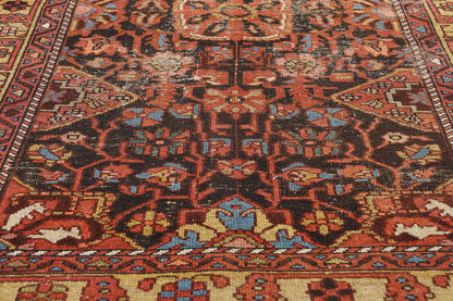 4 x 7 Antique Persian Hamadan Rug 79020