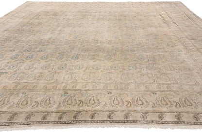 10 x 13 Antique Persian Kashan Rug 79122