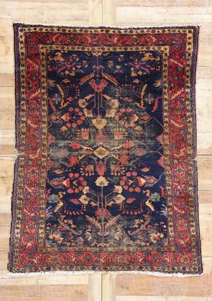 5 x 6 Antique Persian Lilihan Rug 79001