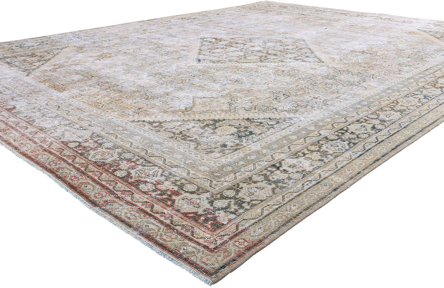 11 x 14 Antique Persian Mahal Rug 61323