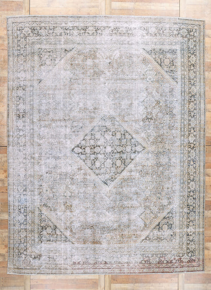 11 x 14 Antique Persian Mahal Rug 61323