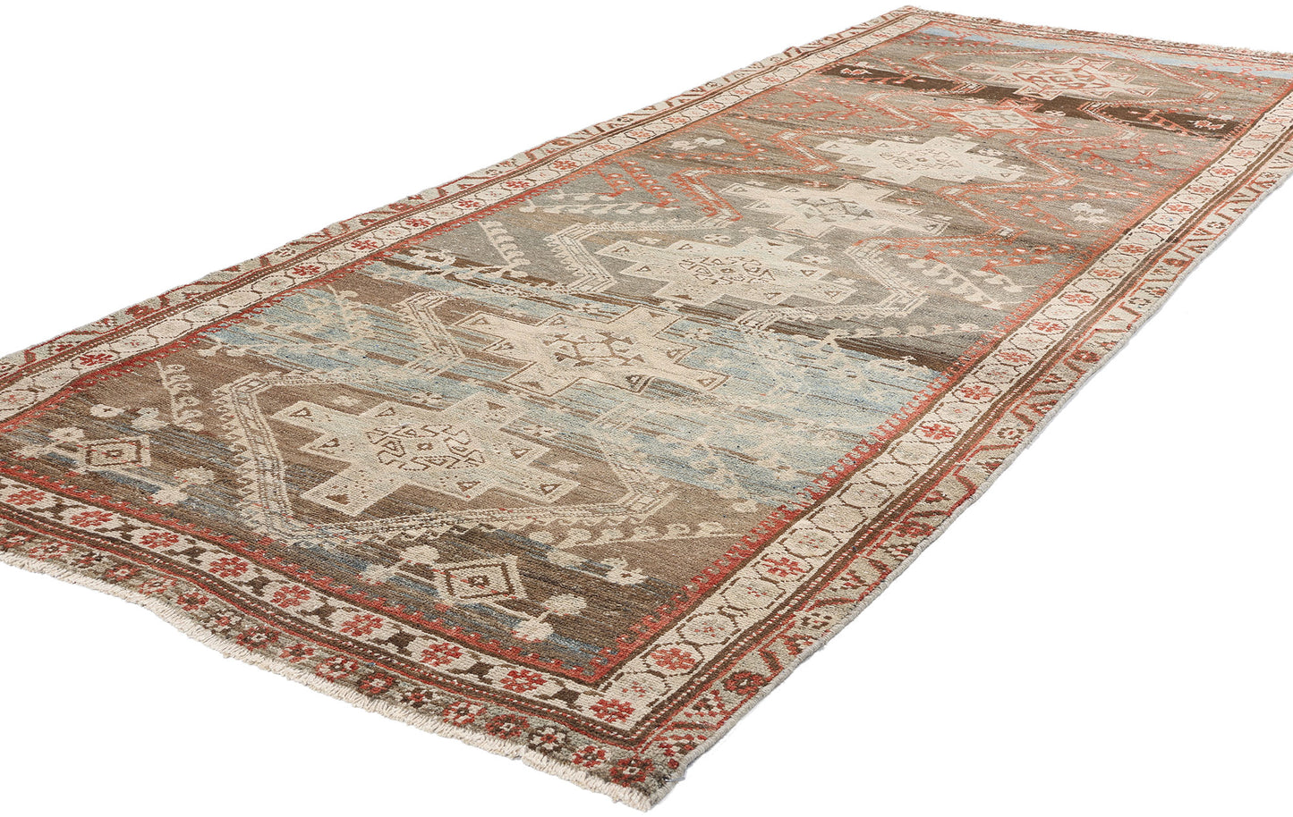 4 x 9 Antique Persian Malayer Rug 61385