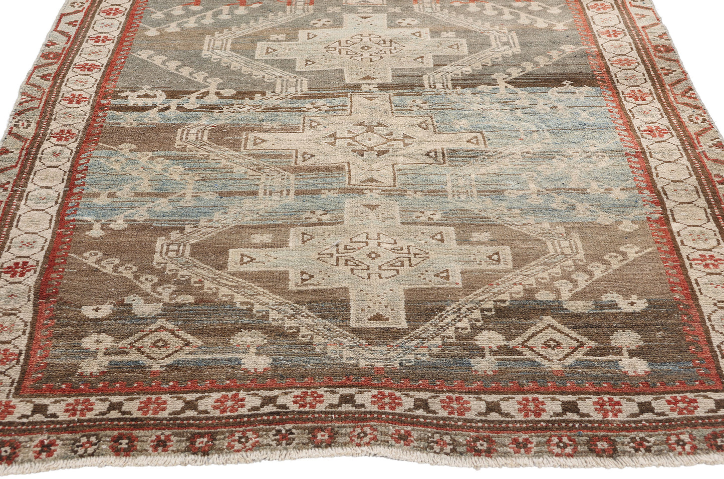 4 x 9 Antique Persian Malayer Rug 61385