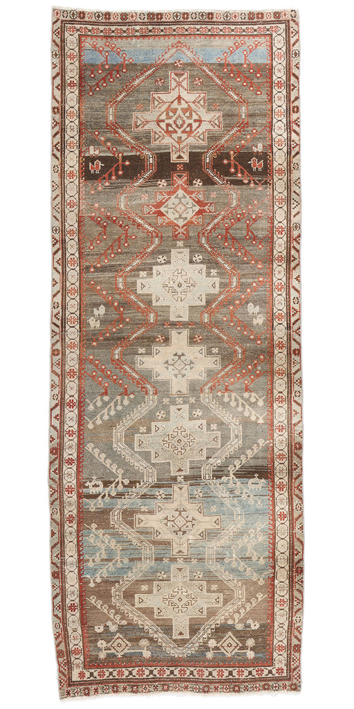 4 x 9 Antique Persian Malayer Rug 61385