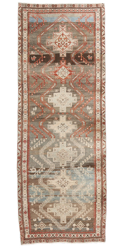 4 x 9 Antique Persian Malayer Rug 61385
