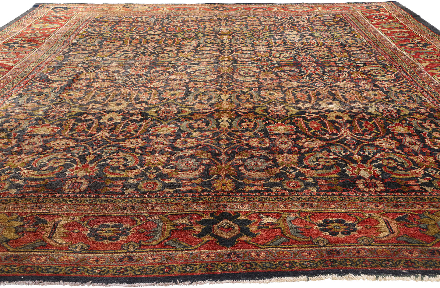 11 x 14 Antique Persian Sultanabad Rug 79130
