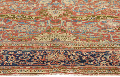 9 x 10 Antique Persian Sultanabad Rug 79127