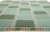 12 x 15 Scandinavian Modern Green Swedish Inspired Kilim Rug 31317