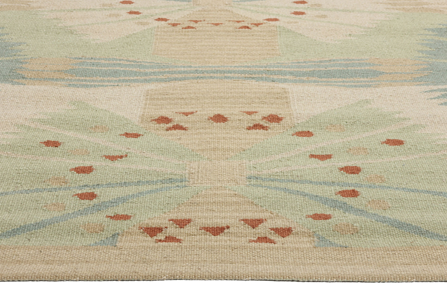 10 x 10 Scandinavian Modern Swedish Inspired Kilim Rug 31107