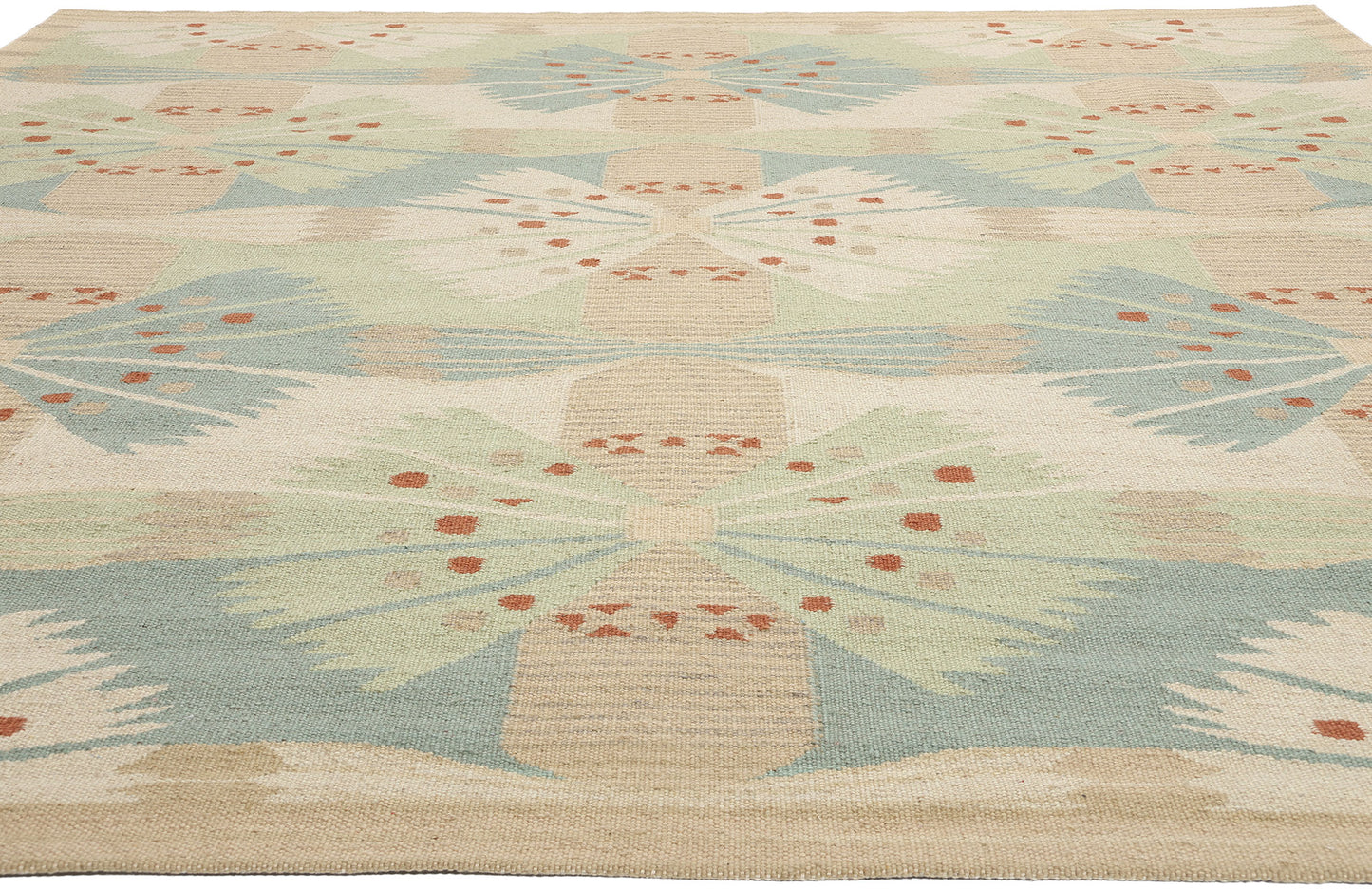 10 x 12 Scandinavian Modern Swedish Inspired Kilim Rug 31105