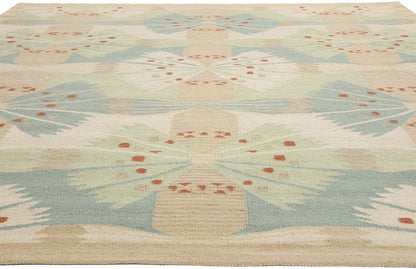 10 x 12 Scandinavian Modern Swedish Inspired Kilim Rug 31105