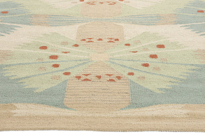 10 x 12 Scandinavian Modern Swedish Inspired Kilim Rug 31105