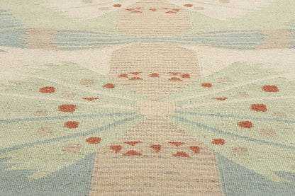 10 x 12 Scandinavian Modern Swedish Inspired Kilim Rug 31105