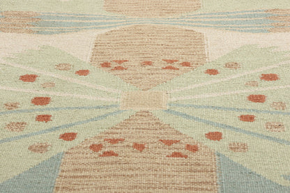 10 x 12 Scandinavian Modern Swedish Inspired Kilim Rug 31106