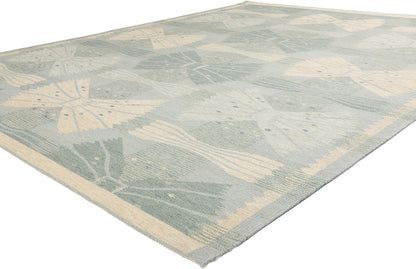 9 x 12 Scandinavian Modern Swedish Inspired Kilim Rug 31109