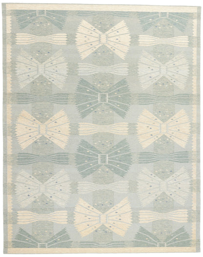 9 x 12 Scandinavian Modern Swedish Inspired Kilim Rug 31109