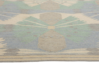 9 x 12 Scandinavian Modern Swedish Inspired Kilim Rug 31110