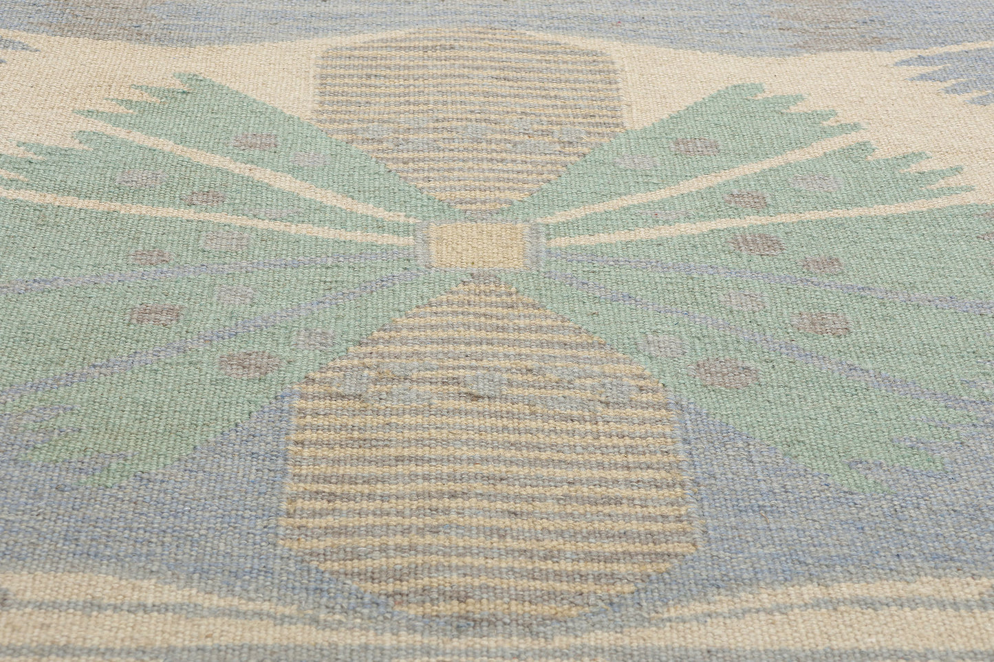 9 x 12 Scandinavian Modern Swedish Inspired Kilim Rug 31110