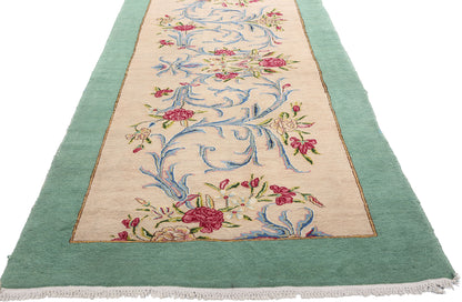 3 x 20 Signed Vintage Persian Kerman Rug 61367
