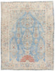 9 x 12 Signed Antique Persian Vase Mashhad Rug 61355