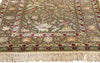 2 x 3 Earth-Tone Vintage Turkish Silk Hereke Rug 79321