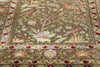 2 x 3 Earth-Tone Vintage Turkish Silk Hereke Rug 79321