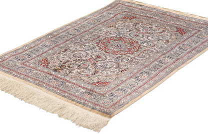 2 x 3 Vintage Turkish Silk Hereke Rug 78933