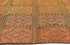 8 x 9 Antique Silk Shishedar Phulkari Textile 79206