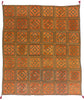 8 x 9 Antique Silk Shishedar Phulkari Textile 79206