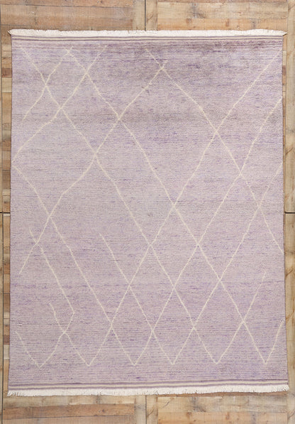 8 x 10 Lavender Mirage Modern Moroccan Rug 31209