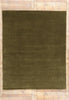 10 x 12 Solid Olive Green Modern Rug 31157