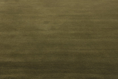 10 x 13 Solid Olive Green Modern Rug 31151