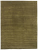 10 x 13 Solid Olive Green Modern Rug 31151