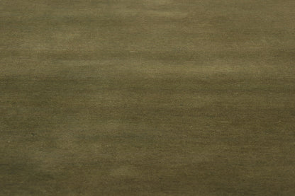 5 x 7 Solid Olive Green Modern Rug 31166