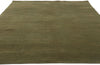 6 x 9 Solid Olive Green Modern Rug 31163