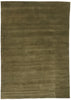 6 x 9 Solid Olive Green Modern Rug 31163