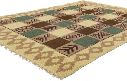 6 x 8 Vintage Swedish Scandinavian Flossa Rug 79050