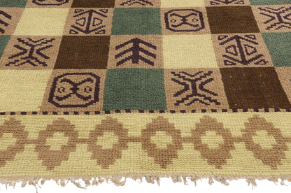6 x 8 Vintage Swedish Scandinavian Flossa Rug 79050