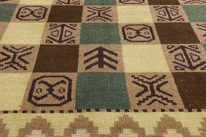 6 x 8 Vintage Swedish Scandinavian Flossa Rug 79050