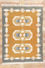 5 x 8 Vintage Swedish Scandinavian Rollakan Rug 79040