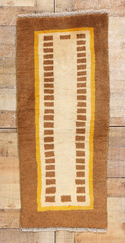 2 x 4 Vintage Swedish Scandinavian Rya Rug 79011