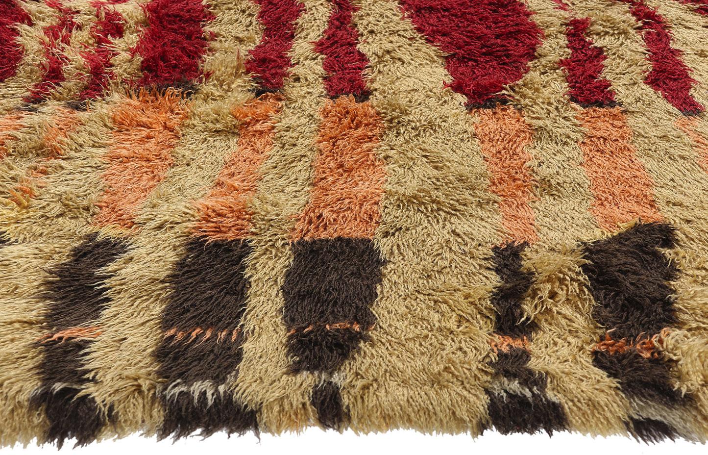 6 x 8 Vintage Swedish Scandinavian Rya Rug 79013
