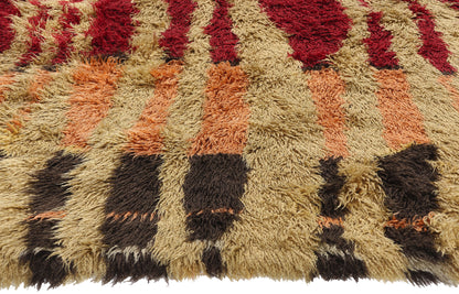 6 x 8 Vintage Swedish Scandinavian Rya Rug 79013