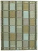 10 x 14 Scandinavian Modern Green Swedish Inspired Kilim Rug 31117