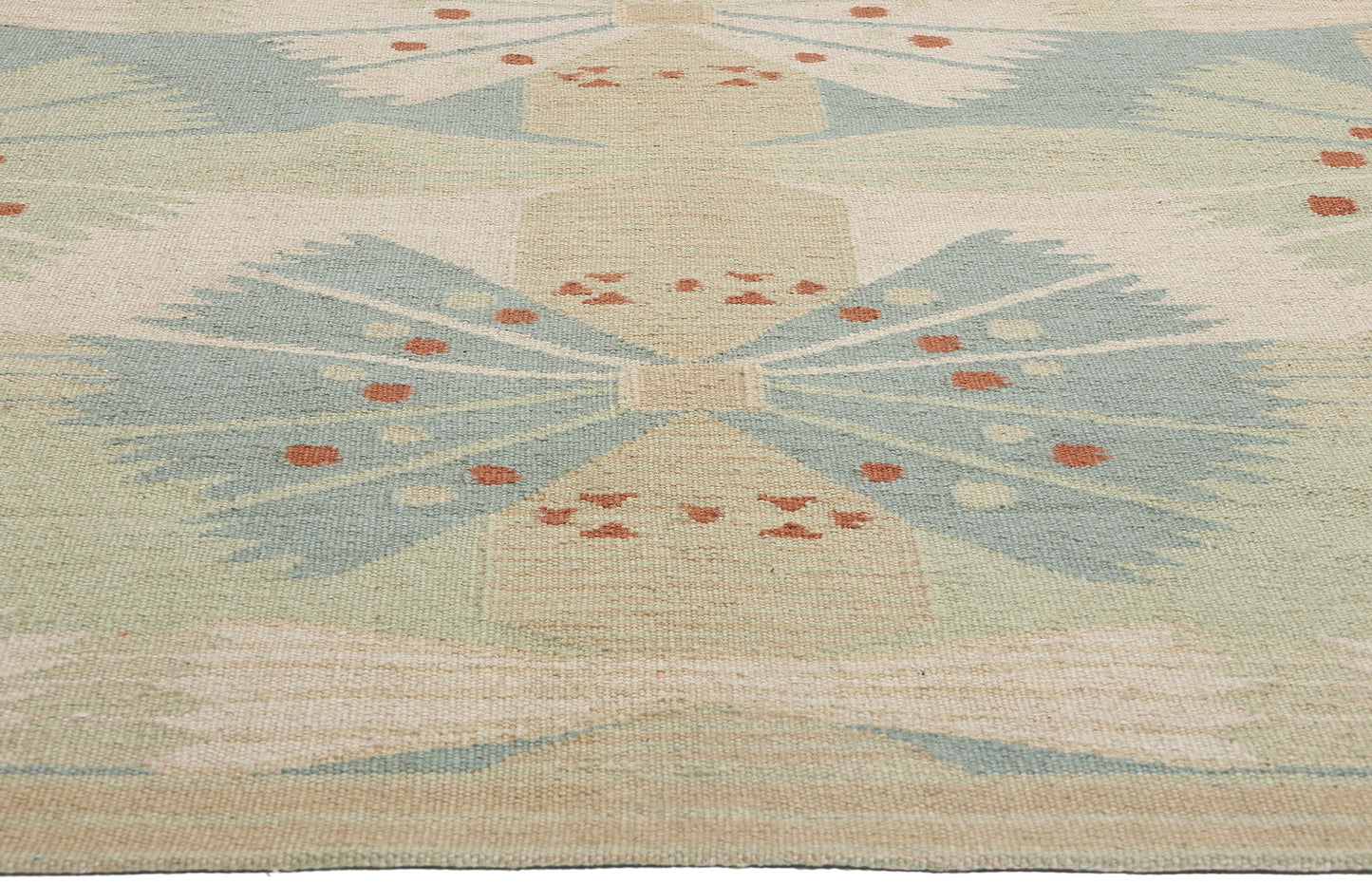 11 x 12 Scandinavian Modern Swedish Inspired Kilim Rug 31102